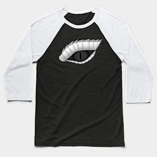 Dragons Eyes Grey/Black Baseball T-Shirt